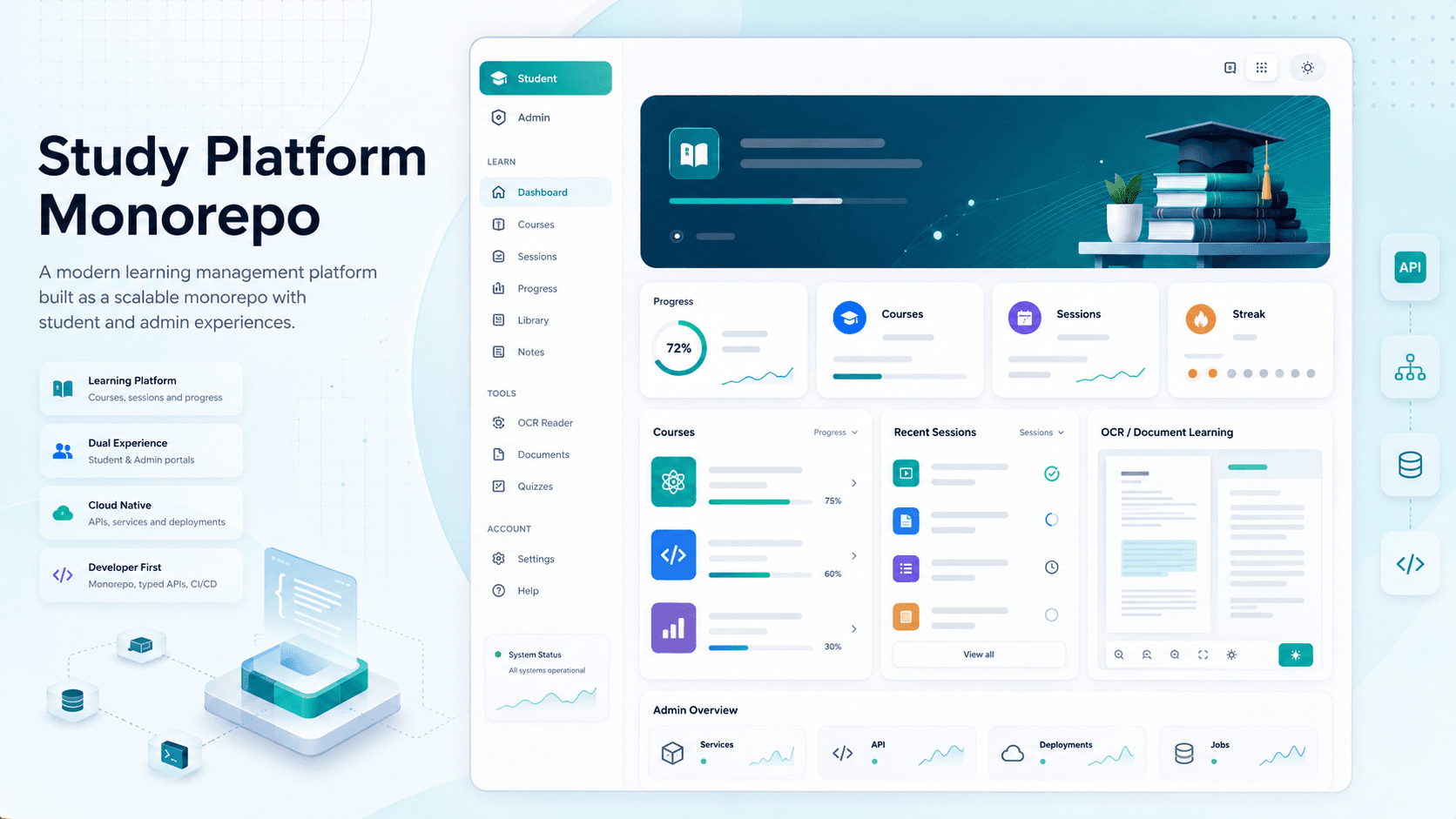 Study Platform Monorepo